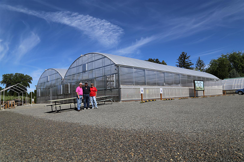 Yakima greenhouse exterior